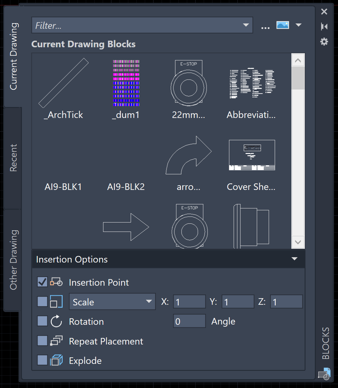 Solved How can I remove Blocks Palette in AutoCAD 2020? Autodesk Community