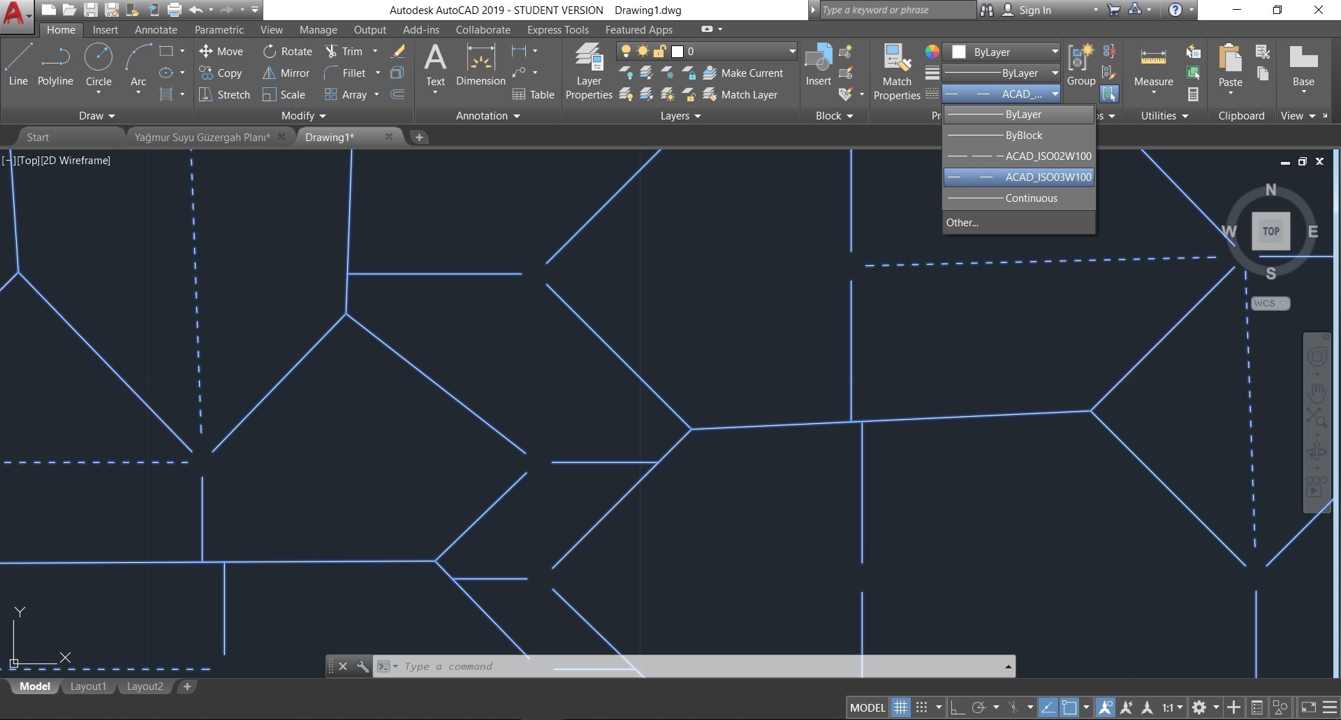 cozuldu kesikli cizgi autodesk