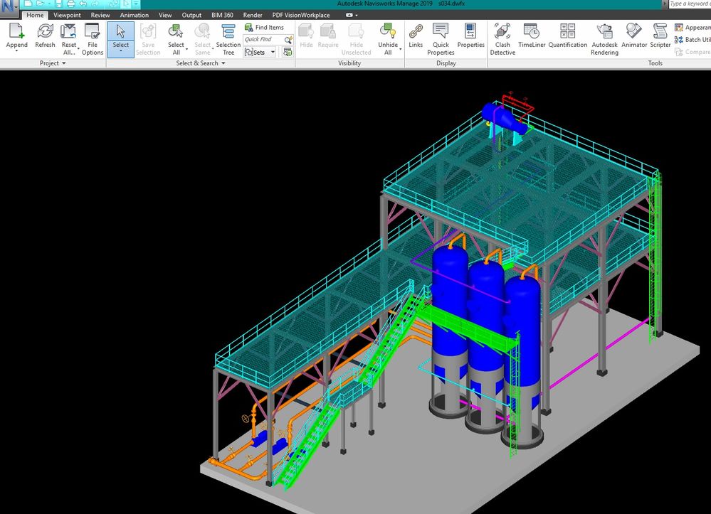 Grating shows in Navisworks.jpg