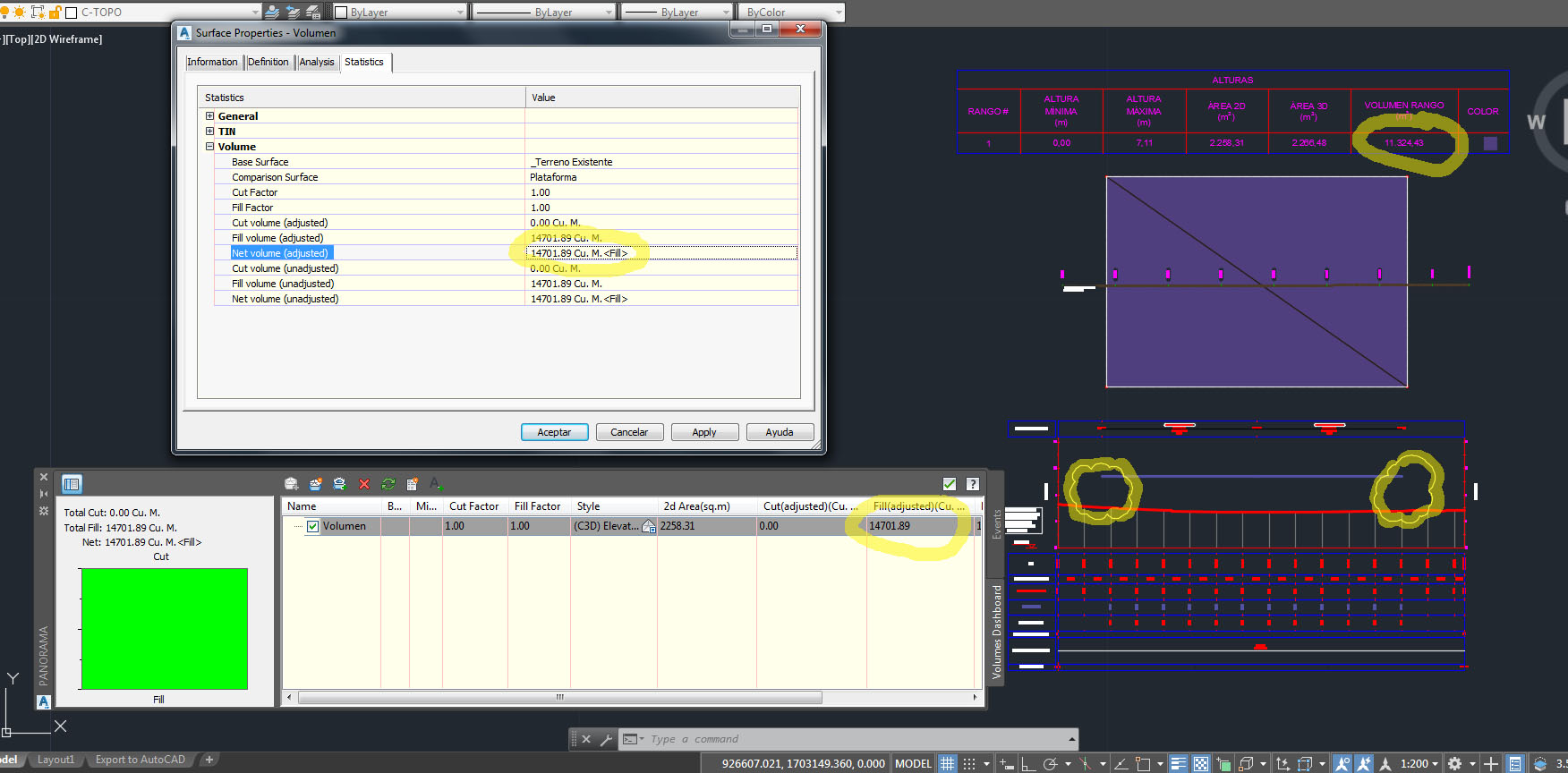 Analysis Surface Elevation Table Issue - Autodesk Community