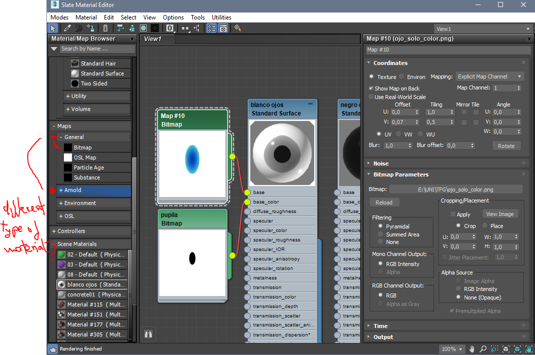 Slate material and Arnold: no color on bitmap - Autodesk Community
