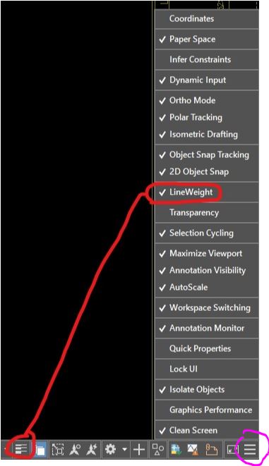 Solved: Show/Hide Lineweights - Autodesk Community - AutoCAD