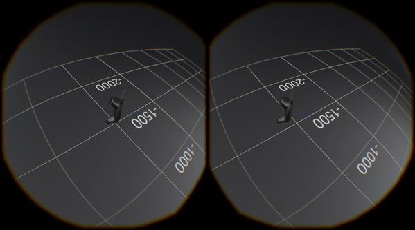 VRED tracker orientation