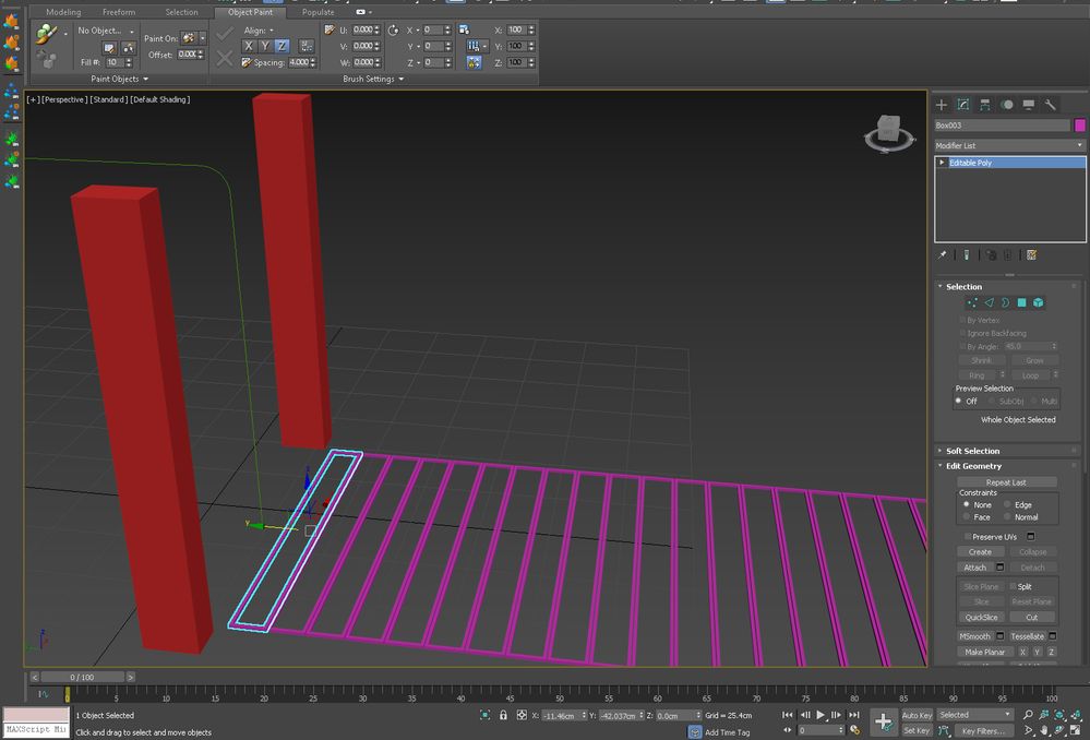 lay your panel on flat surface add as many you need "shift + Drag +Drop"