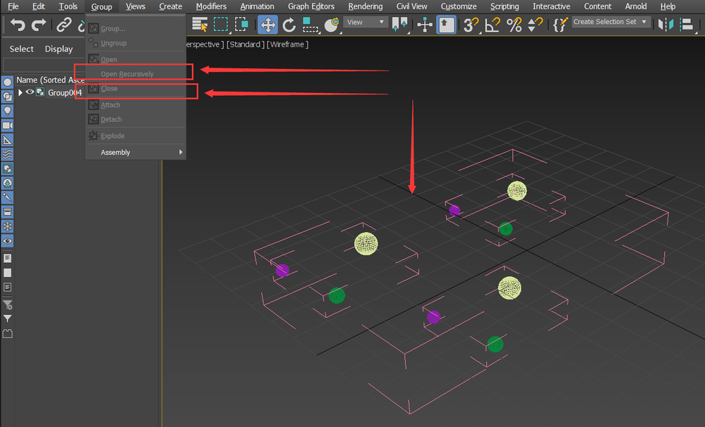 Solved: How to toggle the group between "open Recursively" and "Close" with  a shortcut? - Autodesk Community - 3ds Max