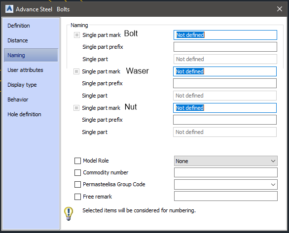 Individual Position Numbers for Bolts/Washers and Nuts - Autodesk Community