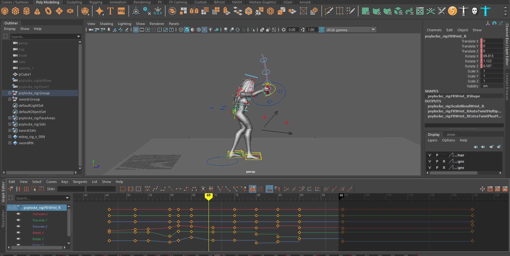 Keyframes disapeared from one controller on a rig - Autodesk Community