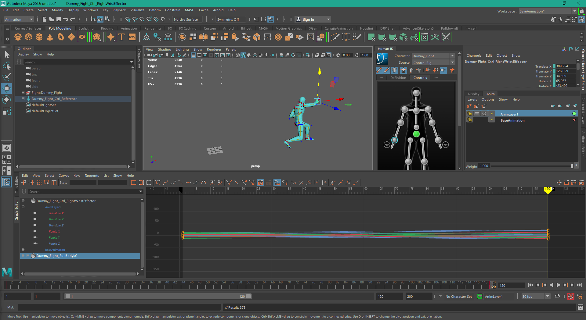 Hik Goes Wrong Where Using Anim Layer And Autokeyframe - Autodesk Community