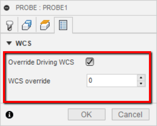 Solved: Where is the WCS Probe override ?! - Autodesk Community