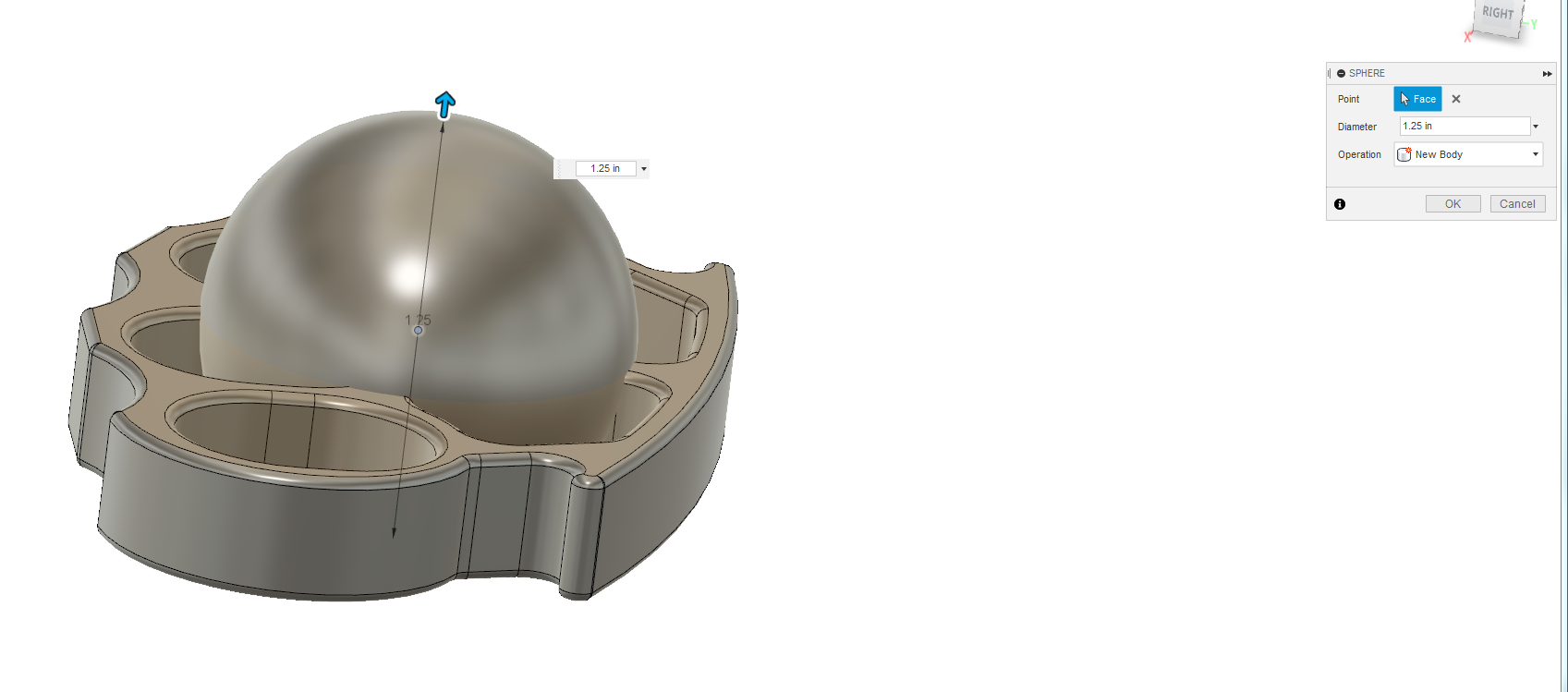 Solved: Design a sphere and attach to a body. - Autodesk Community