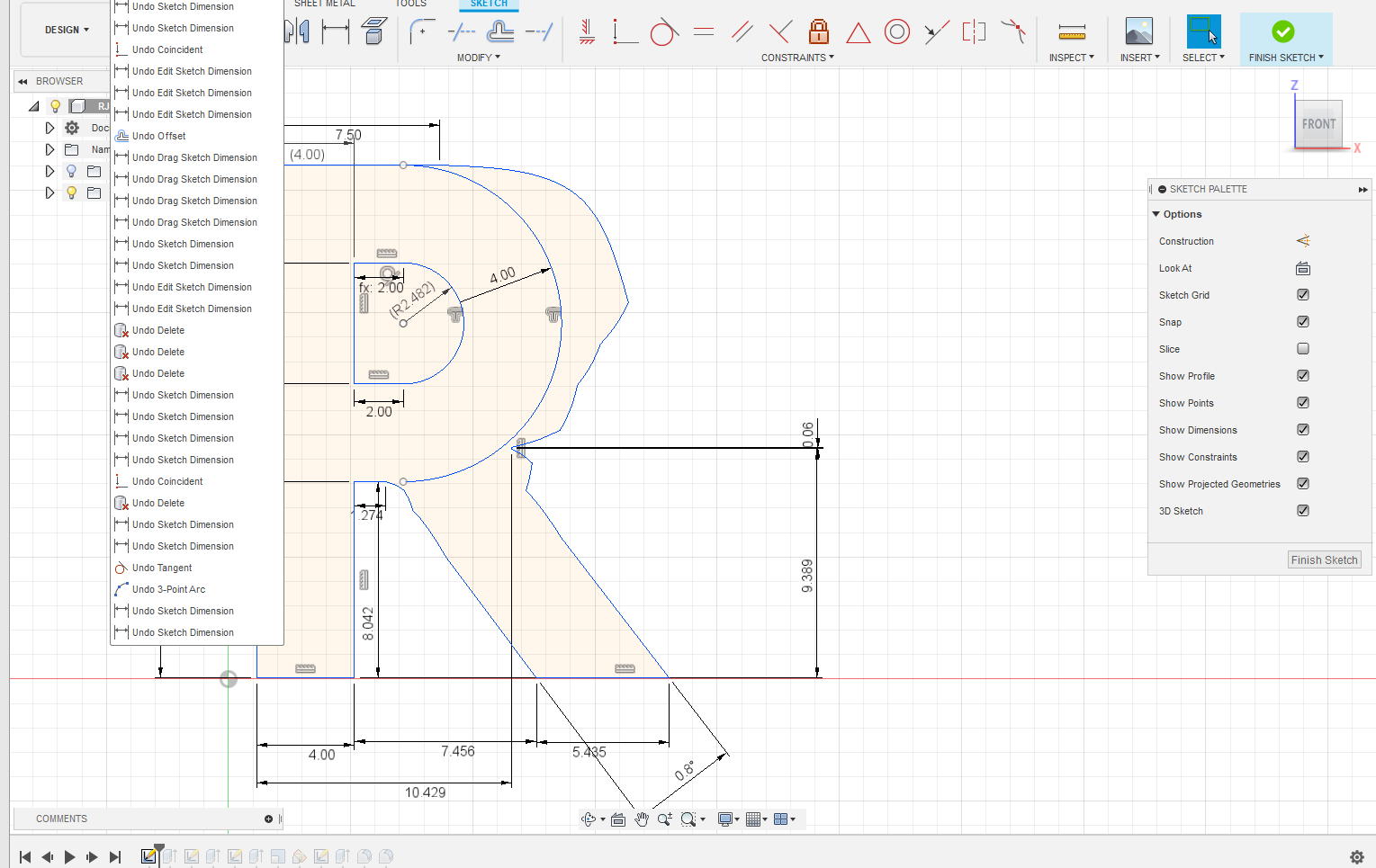 Cancel Sketch Button Function to void changes Autodesk Community