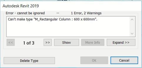 Can't make type... error - Autodesk Community - Revit Products