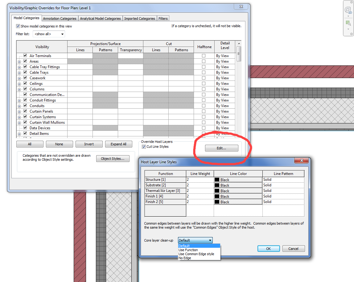 Solved: Menage wall layers visibility in floor plan - Autodesk Community