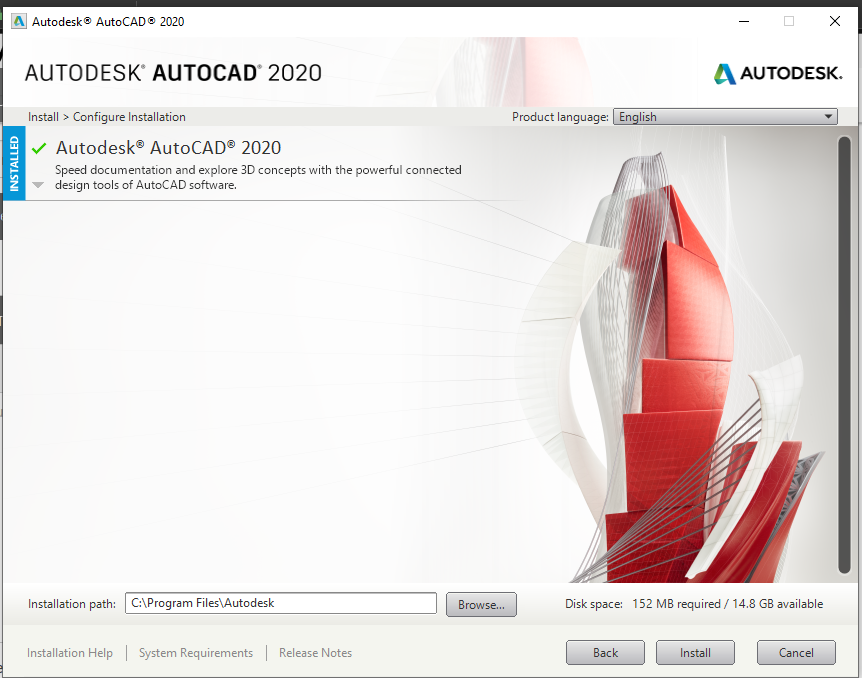 after uninstall autocad, i can't re-install, i used Revo Uninstaller Pro ...