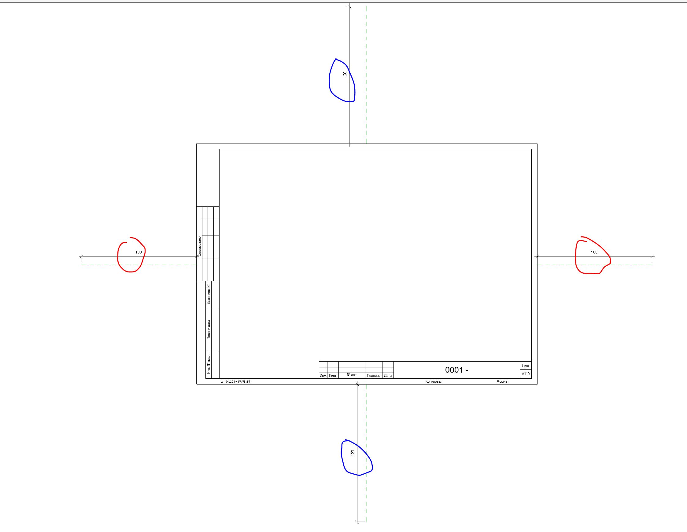 Для текущей операции не нашлось печатаемых листов autocad