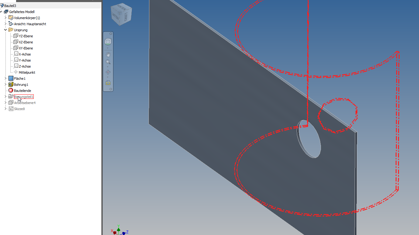 Solved Holes in cylinder surface (not from a flat plane) Autodesk