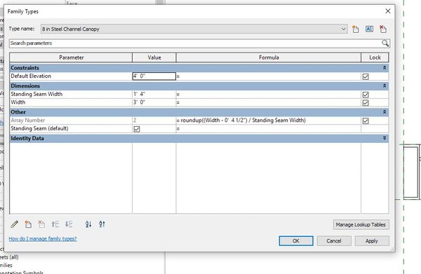 This is how I was determining the array number based on the width parameter.