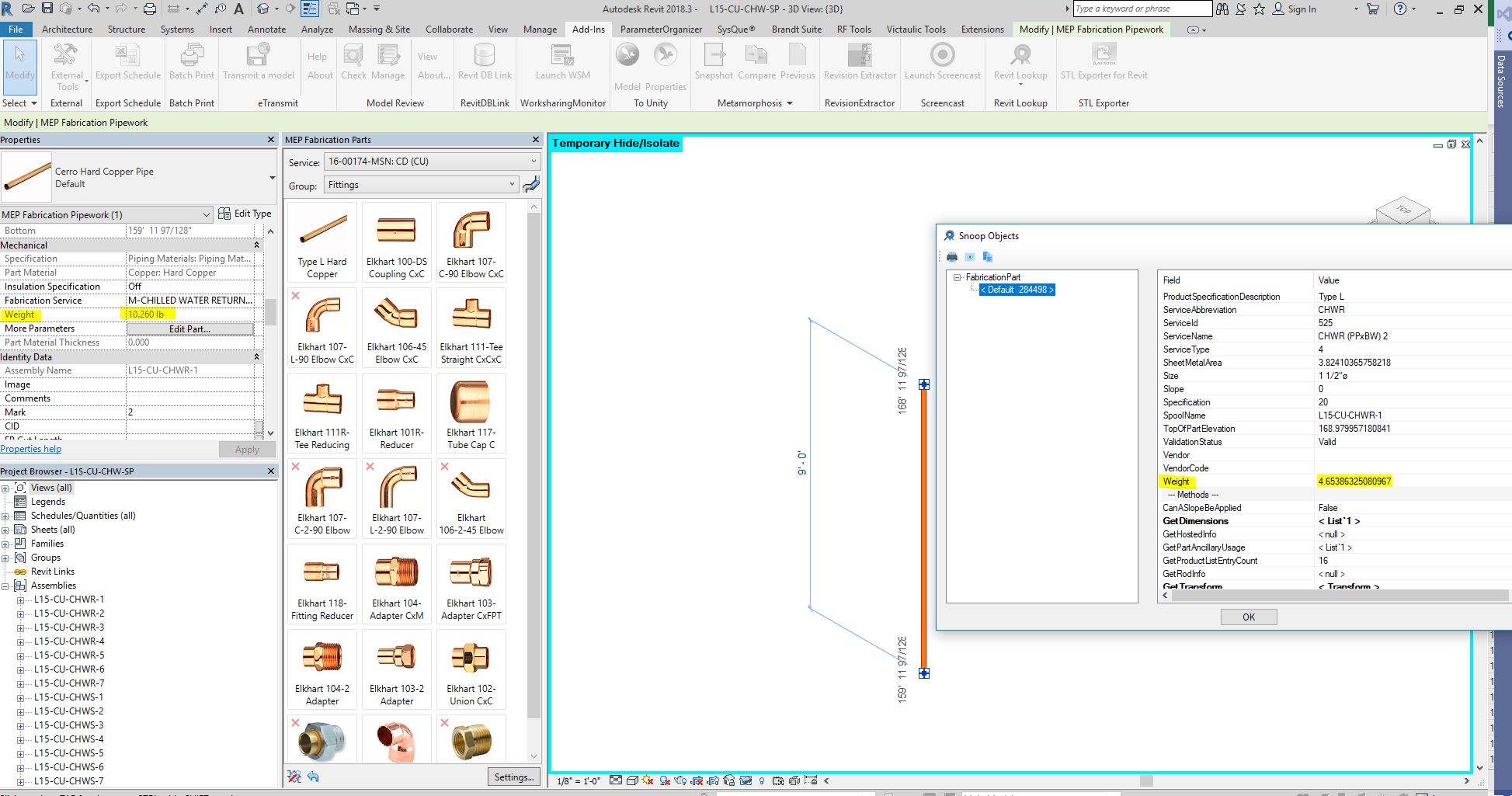 Fabrication Part weight Autodesk Community