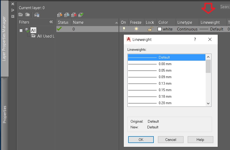 Lineweight setting! Autodesk Community