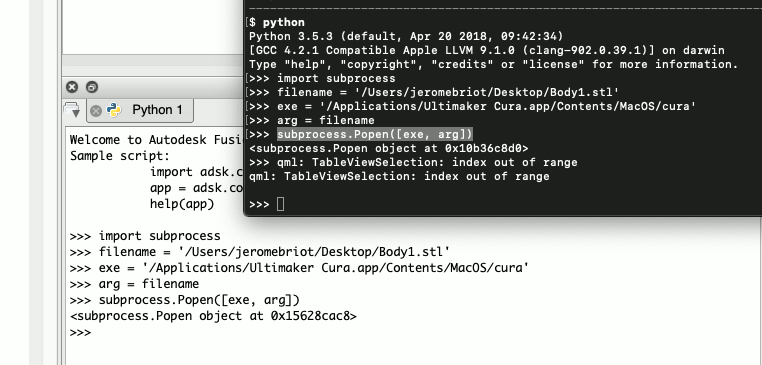 to launch application on Mac with subprocess.Popen (Python) - Autodesk - Fusion