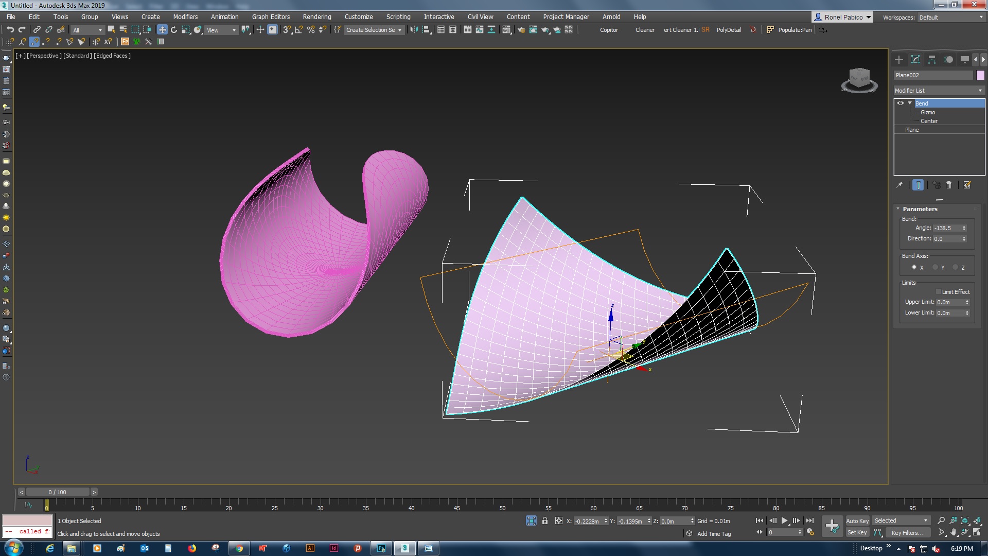 Solved: Bending a plane or a box - Autodesk Community - 3ds Max