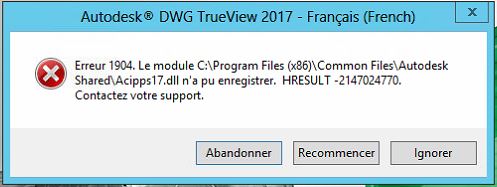 Résolu : True View ne se lance pas - Autodesk Community