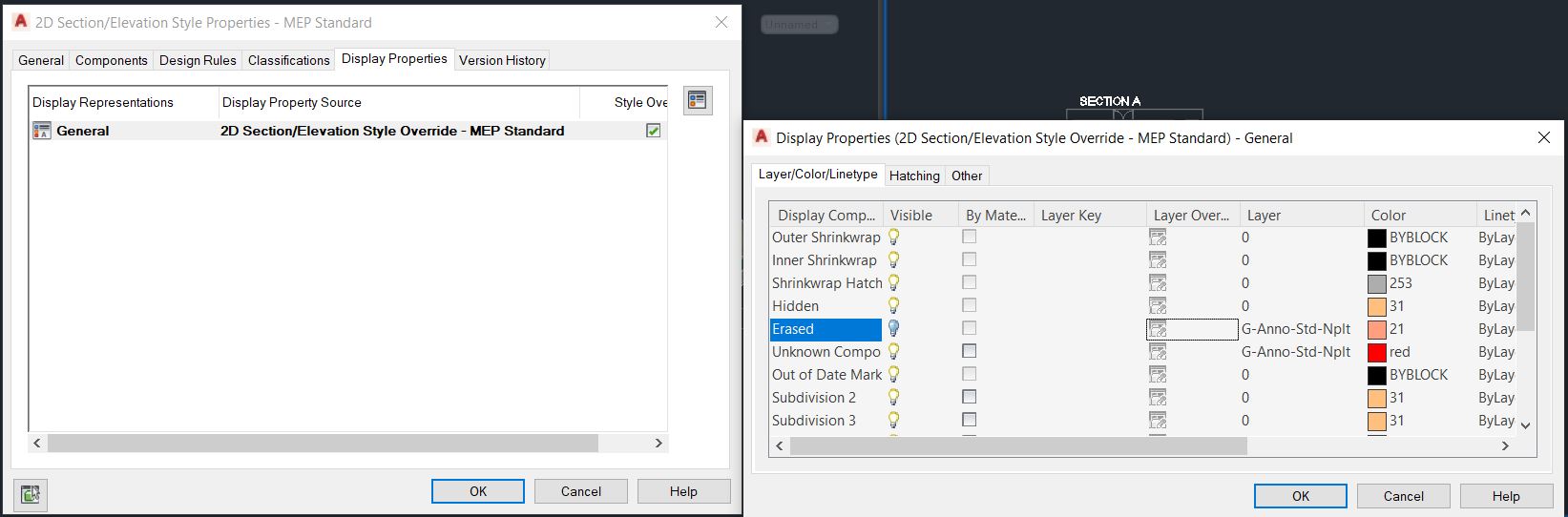 Pipework Layering with sections - Autodesk Community