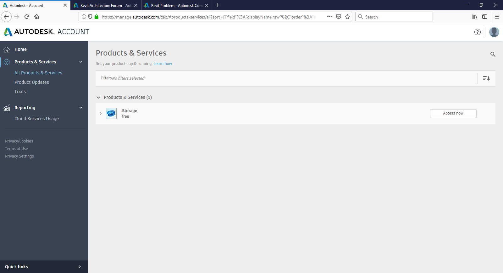 AutoDesk Account Wiped Unable To Open Revit Autodesk Community