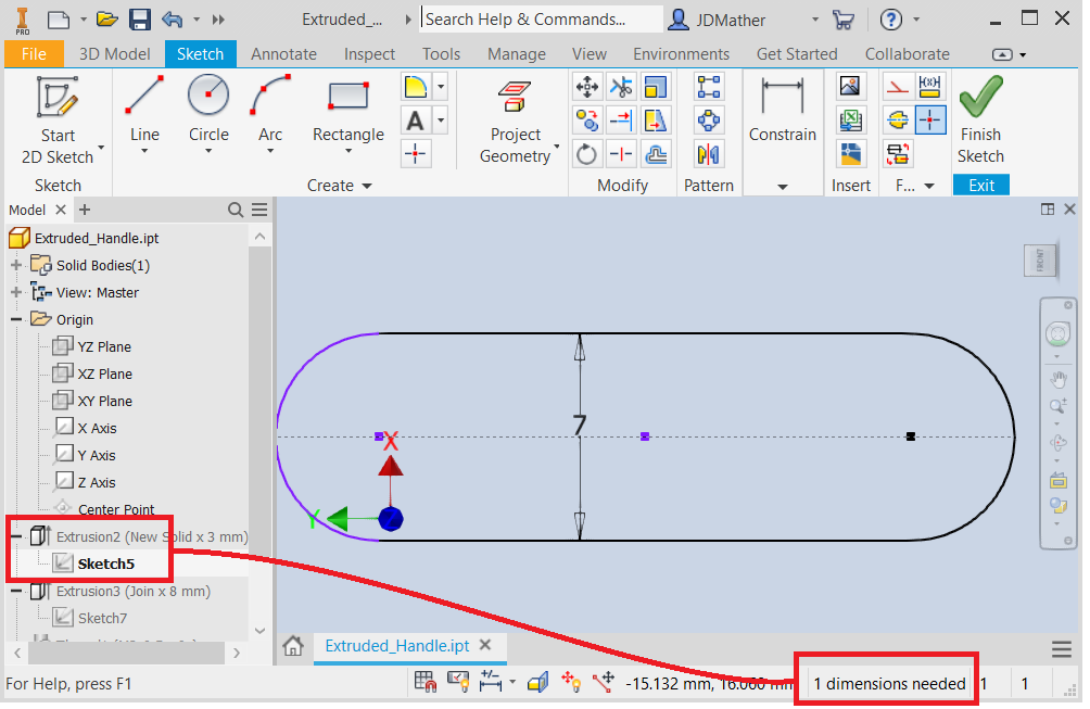 Move feature (extrusion) distance from edge ? - Autodesk Community
