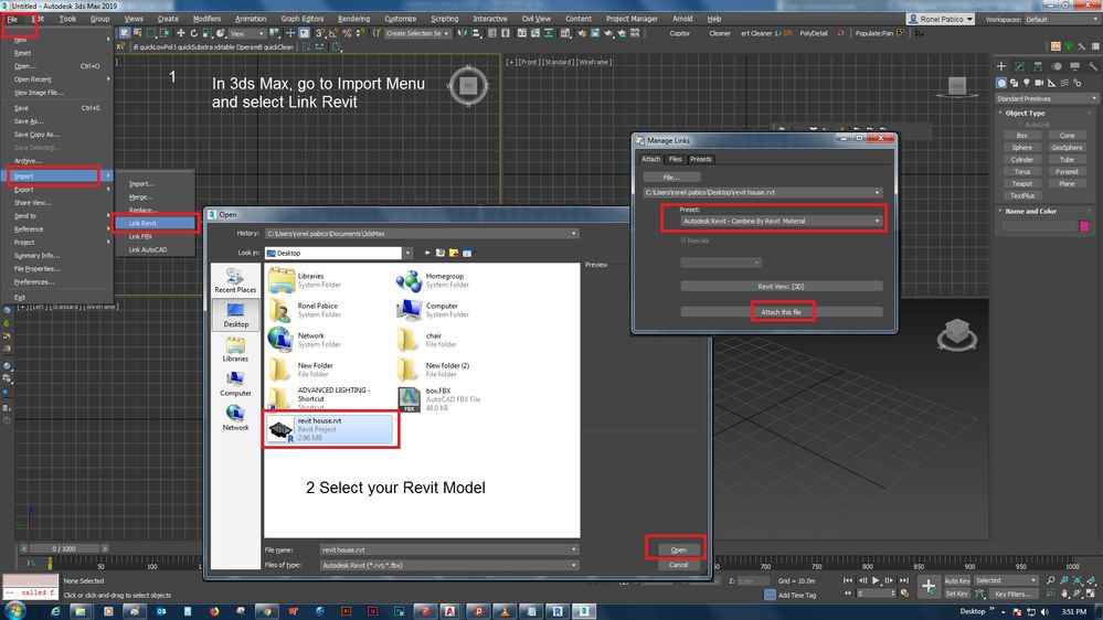 How to export from Revit to 3ds Max including all textures? - Autodesk  Community - Revit Products