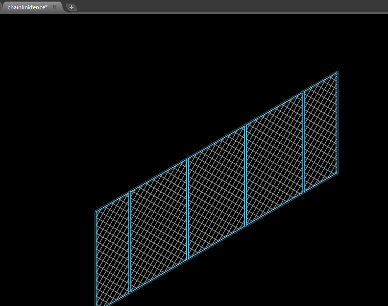 chain link fence cad drawings