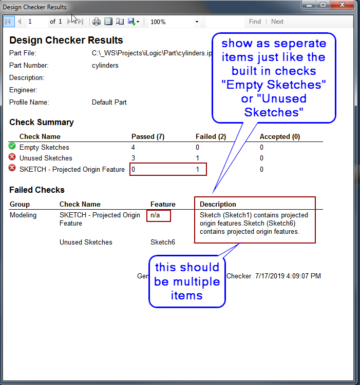 Inventor Design Checker - Custom iLogic Check on Sketches - Autodesk ...