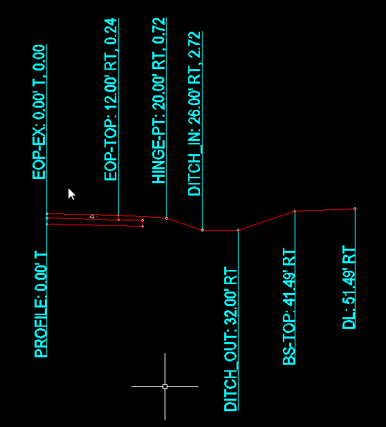 labeling codes in a cross-section view problems - Autodesk Community
