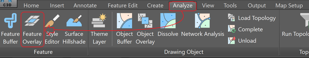 1-Enter MAPGISOVERLAY on command line or use the ribbon.