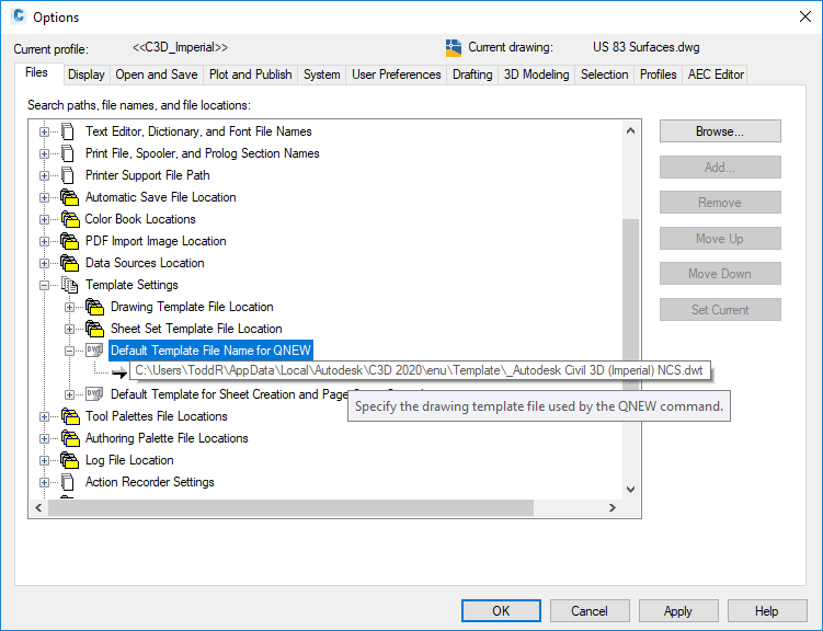 Civil3d tries to load surface during launch - Autodesk Community