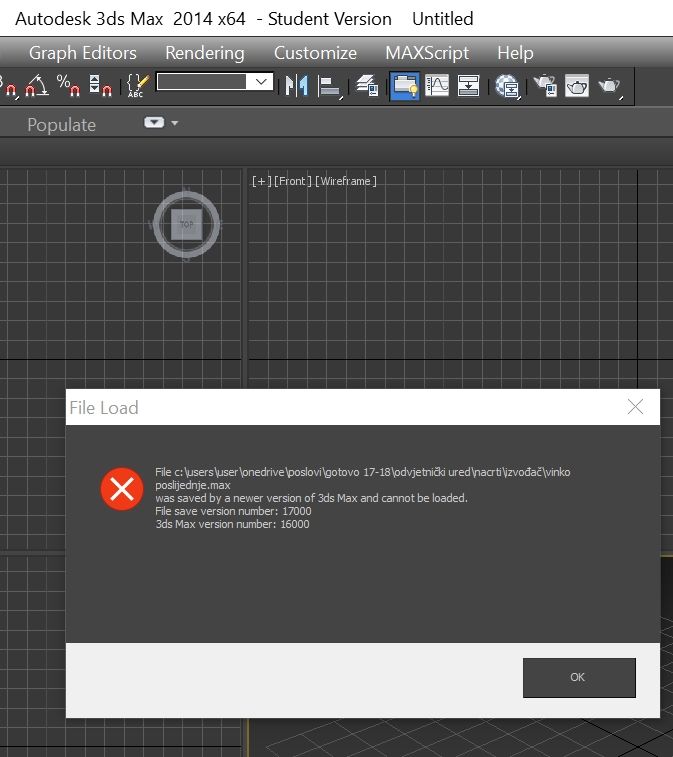 Solved: Cant open file - Autodesk Community - 3ds Max