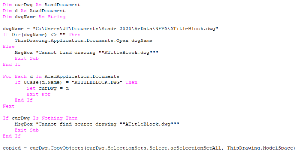 Solved: Copy Pasting object from one drawing file to another - Autodesk ...