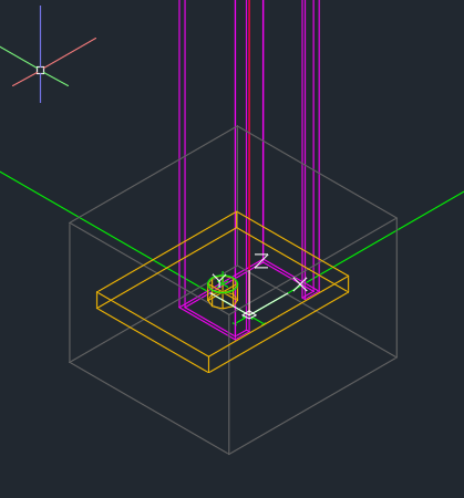 base plate reference point on custom column - Autodesk Community
