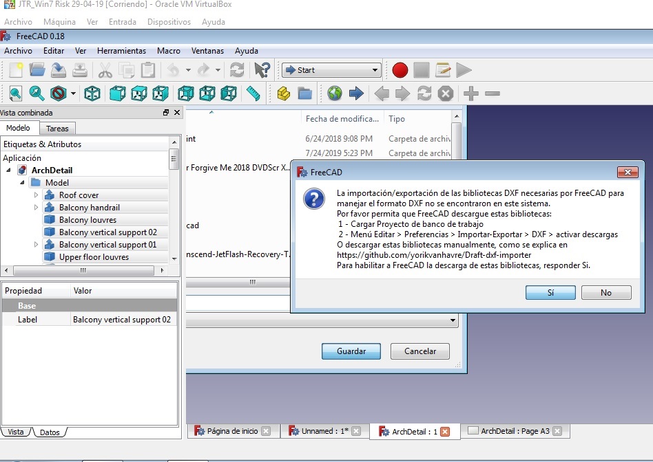 Exportar archivo de freeCAD a DWG - Autodesk Community - International  Forums