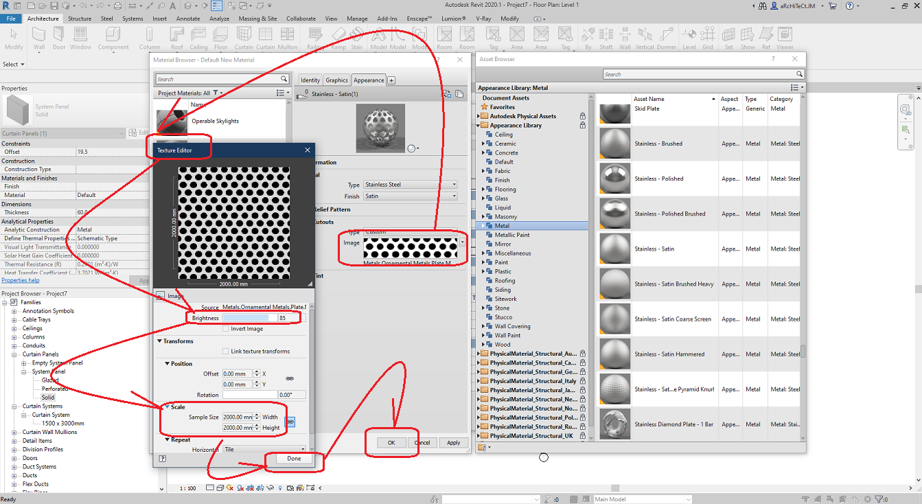 Solved: Need some metallic perforated panels - Autodesk Community - Revit  Products