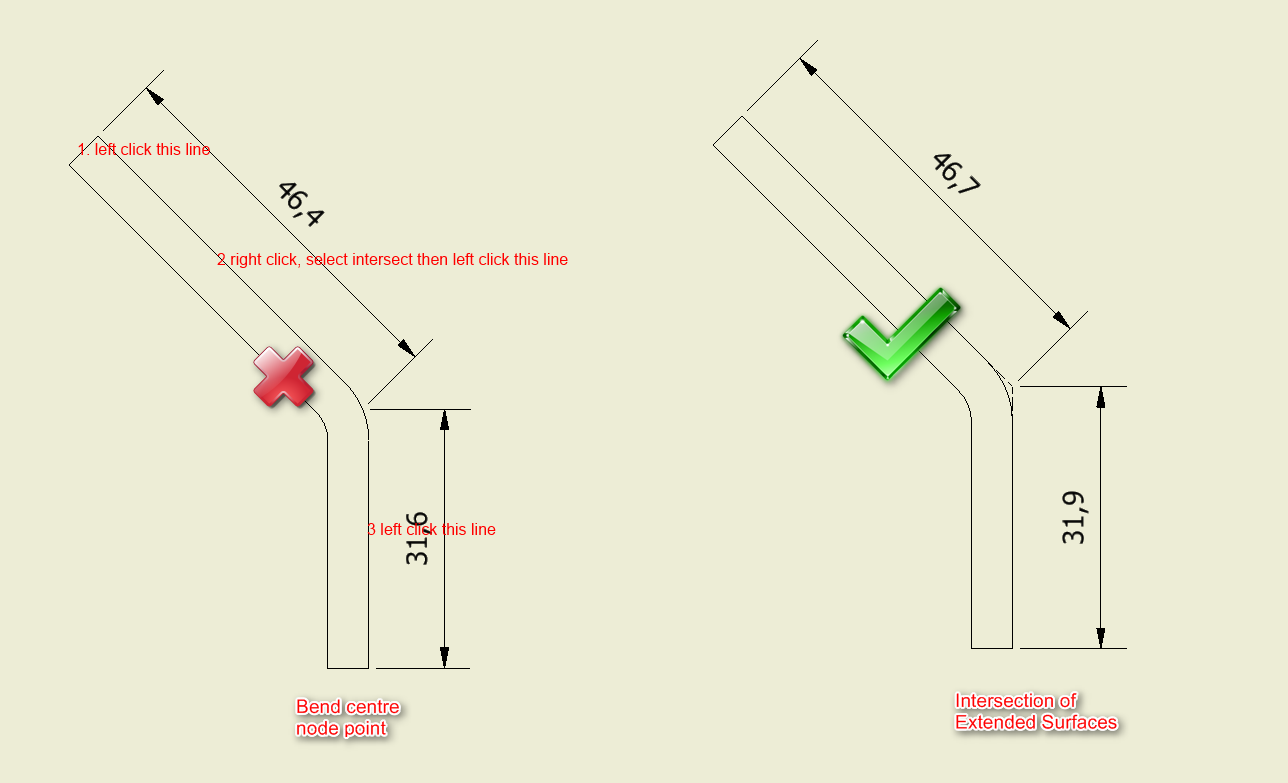 Solved How to Dimension for Corner Intersection in Inventor Drawing