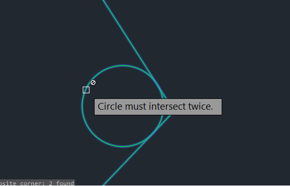 Problemas con comando Tangente Tangente Radio al momento de cortar -  Autodesk Community - International Forums