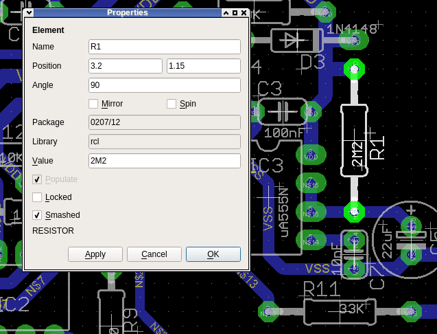 Solved: Why can't I find a simple 1/4Watt, through-hole, 1K resistor? -  Autodesk Community - EAGLE