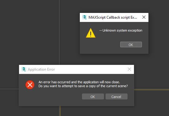 3ds Max 2020 update 2 - open & merge and import files error - Autodesk  Community - 3ds Max