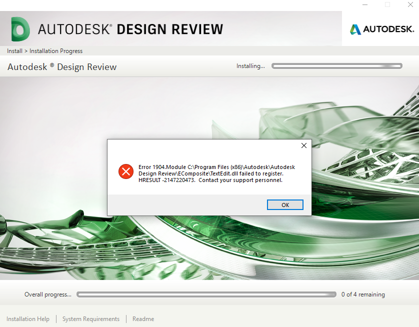 Installation problem Design review - Autodesk Community