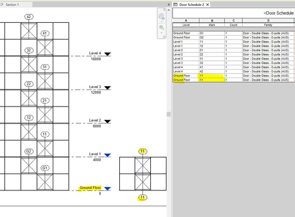 Curtain Wall Doors - Assigning Level - Autodesk Community