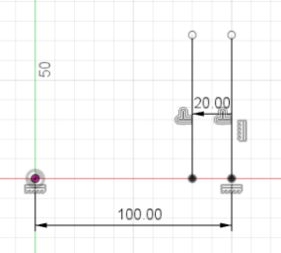Solved: Dimension to sketch offset not fully constrained - Autodesk ...
