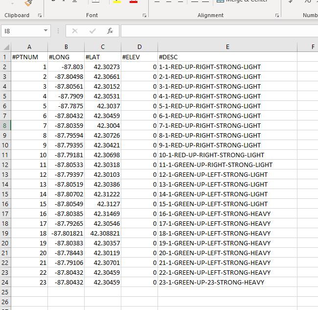 Solved Importing Points From A Csv To Map 3d And Using Query 0955