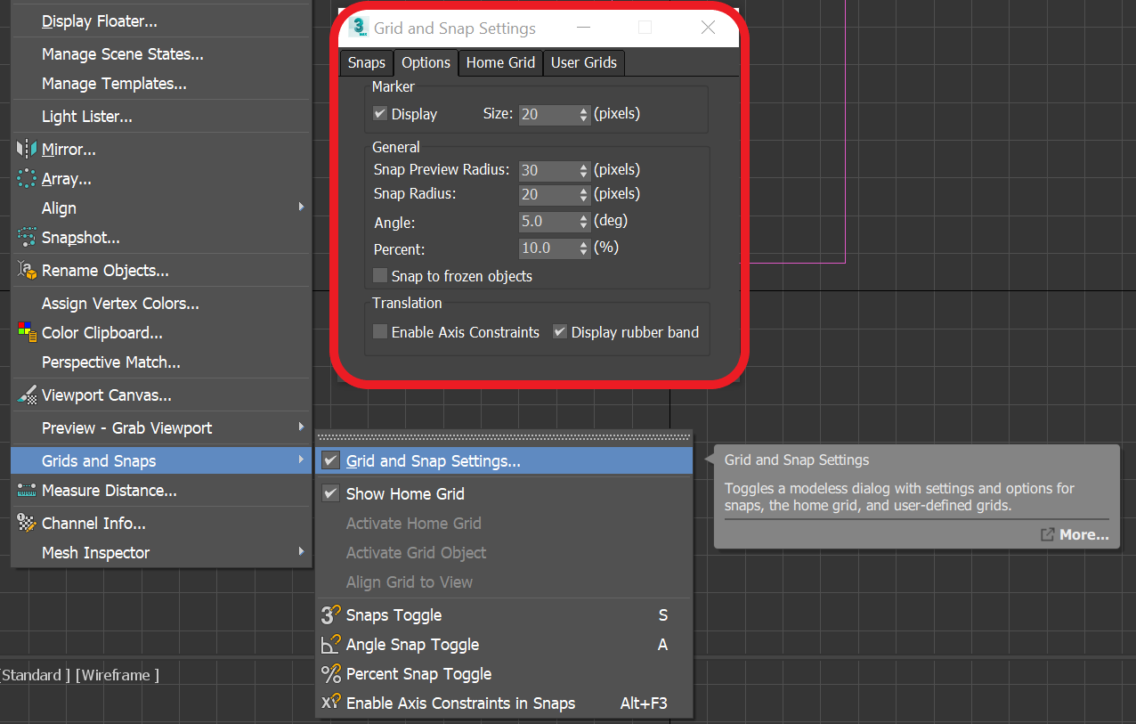 Solved: Snap doesn't work in certain areas of the scene (possibly corrupt?)  - Autodesk Community - 3ds Max