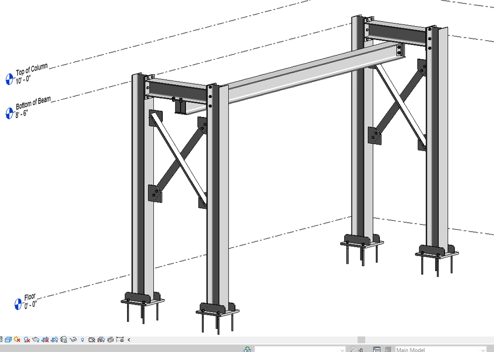 Beam To Beam Direct Bolt Connection Autodesk Community Revit Products